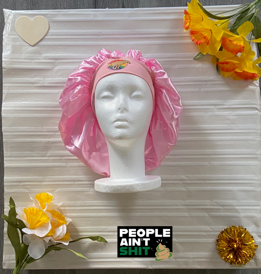 Large Satin Bonnet