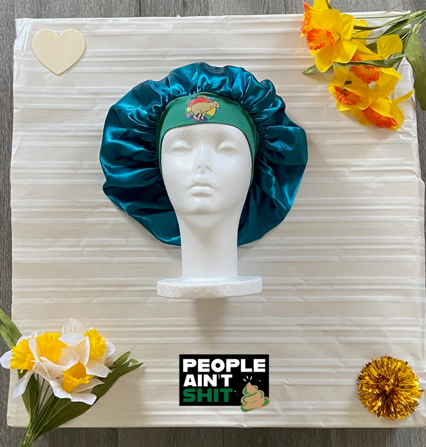 Large Satin Bonnet