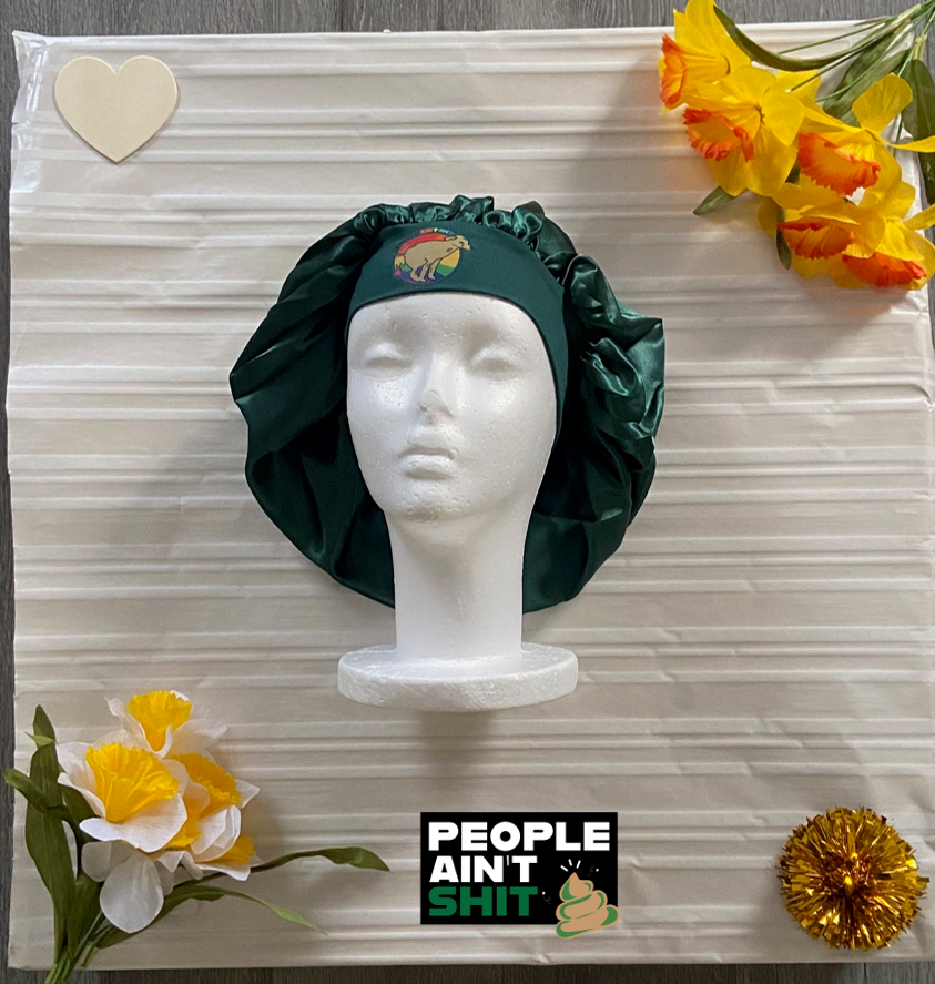 Large Satin Bonnet